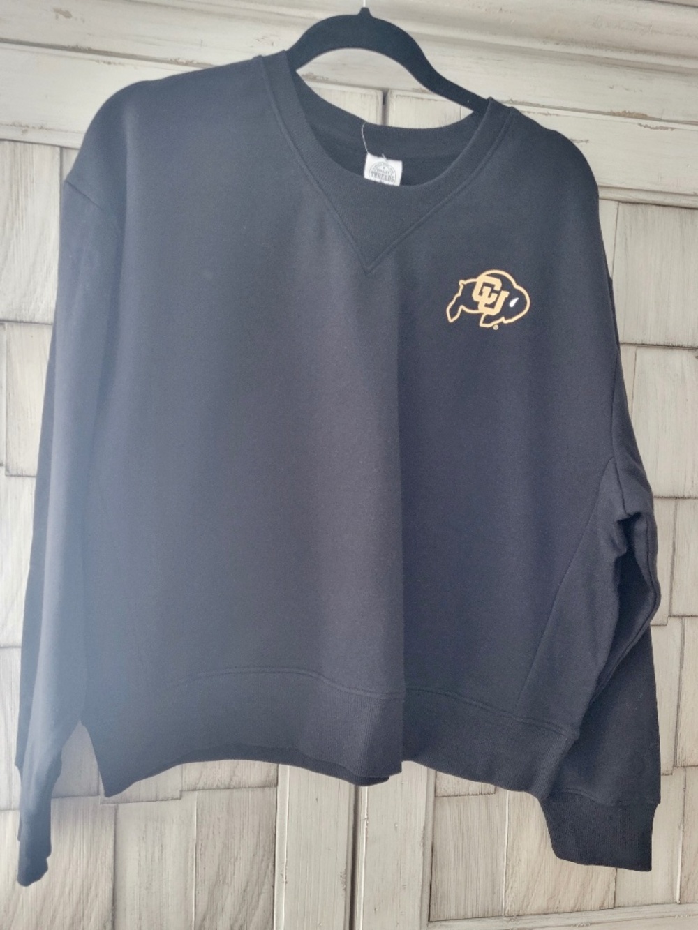 NCAA COLORADO BUFFALOES Sweatshirt For Boys Size XL 16/18 Black